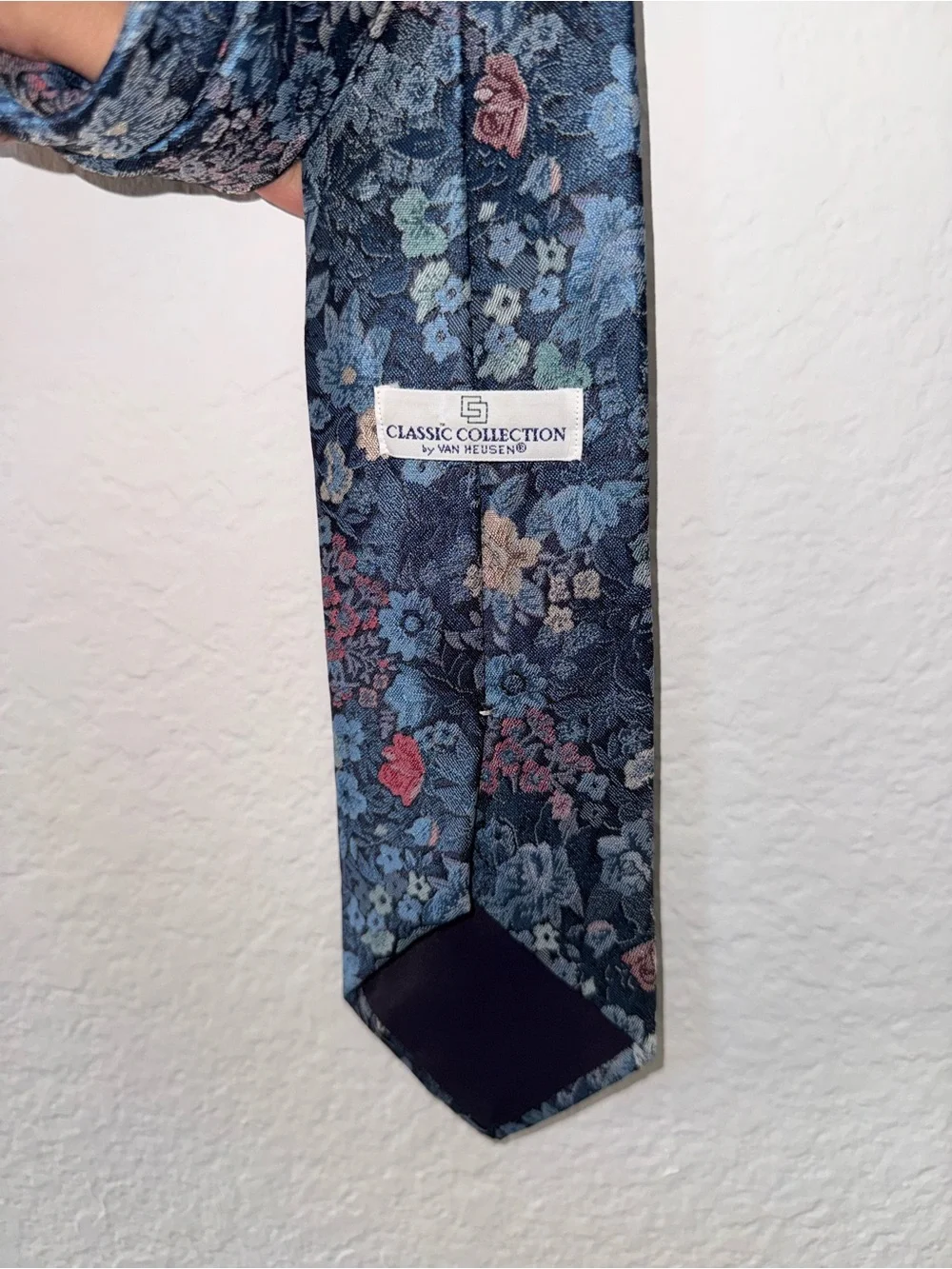 Preppy Classic Collection Floral Blue Men's Tie